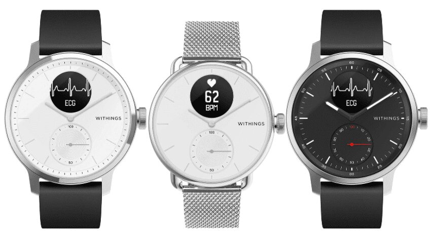 Relojes inteligentes híbridos Withings Scanwatch
