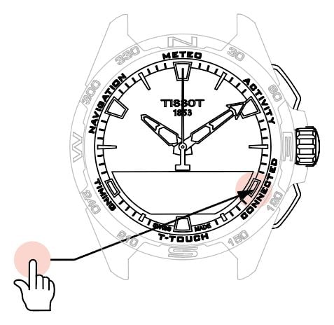 Funciones inteligentes del Tissot hybrid smartwatch 